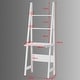 preview thumbnail 3 of 3, SoBuy FRG60-W, Storage Display Shelving Ladder Shelf With Desk And 2 Shelves