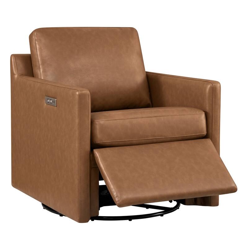 Nora Electric Power Swivel Chair with Footrest Recline