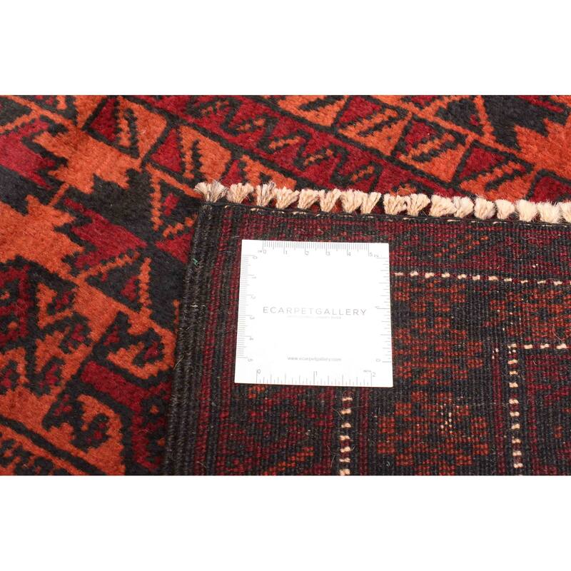 ECARPETGALLERY Hand-knotted Teimani Burnt Orange Wool Rug - 2'9 x 4'7