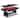 Hathaway Spartan 6-ft Billiards Pool Game Room Table with Table Tennis Top - Black with Red Felt