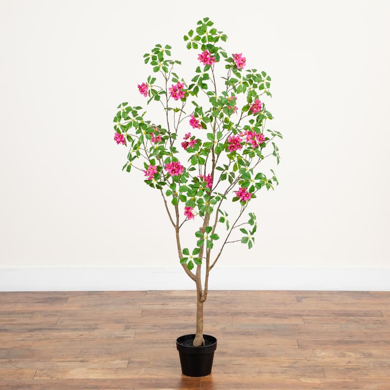 5-ft Artificial Dogwood Tree with Real Touch Leaves