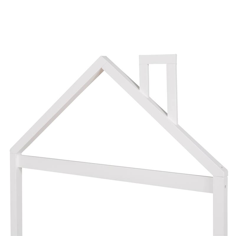 Merax Wood Platform Bed with House-shaped Headboard