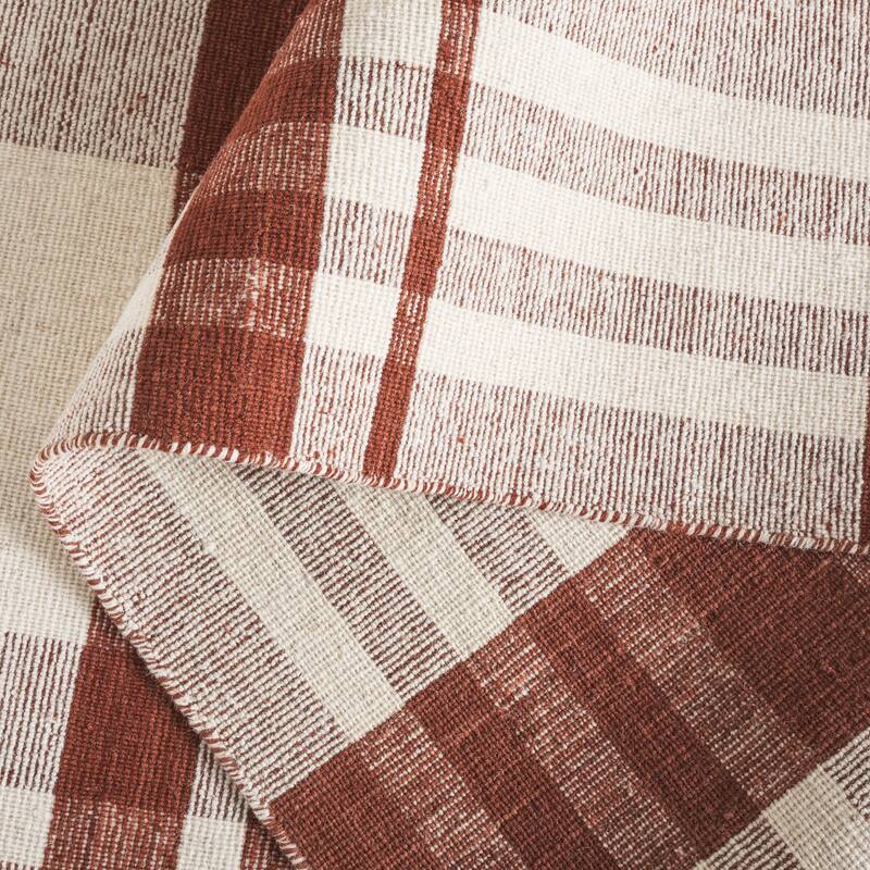 SAFAVIEH Handmade Striped Kilim Magndis Wool Rug