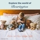 preview thumbnail 8 of 6, Bearington Baby Lil' Alma Llama 5.5" Plush Rattle, Great Baby Shower Gift