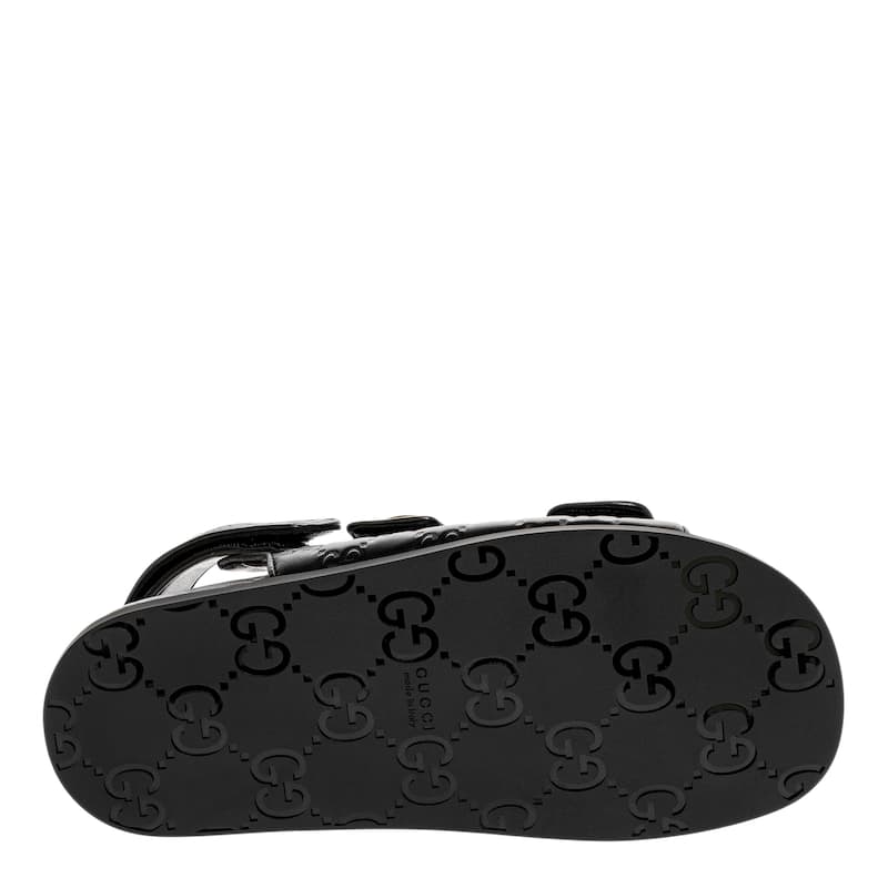 Gucci Leather Sandal with Double G