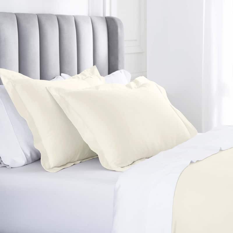 Superior Modal From Beechwood 400 Thread Count Solid Duvet Cover Set