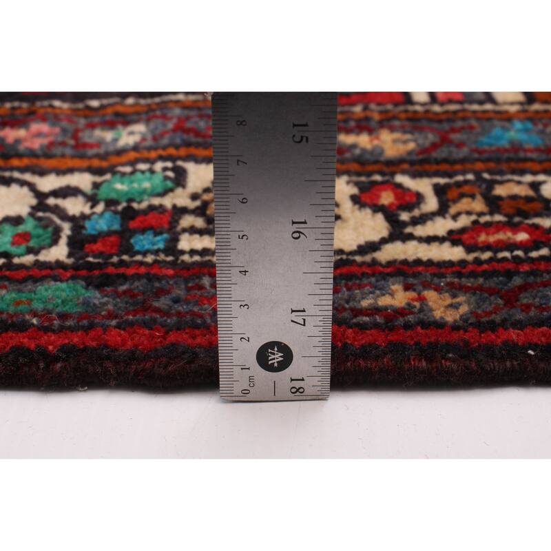 ECARPETGALLERY Hand-knotted Andelz Navy Wool Rug - 3'10 x 13'8