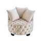 preview thumbnail 8 of 14, Contemporary Upholstered Tufted Leisure Chair Accent Chair