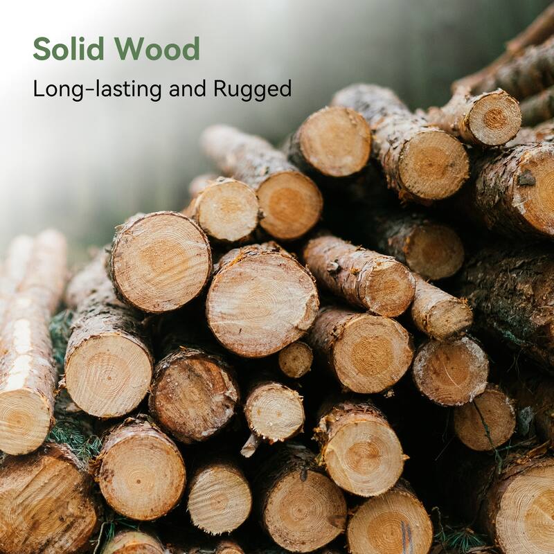 Solid Wood TV Stand, 63" Extra Long Media TV Consoles Table for Living Room Gaming Entertainment Center for TVs up to 75 Inches