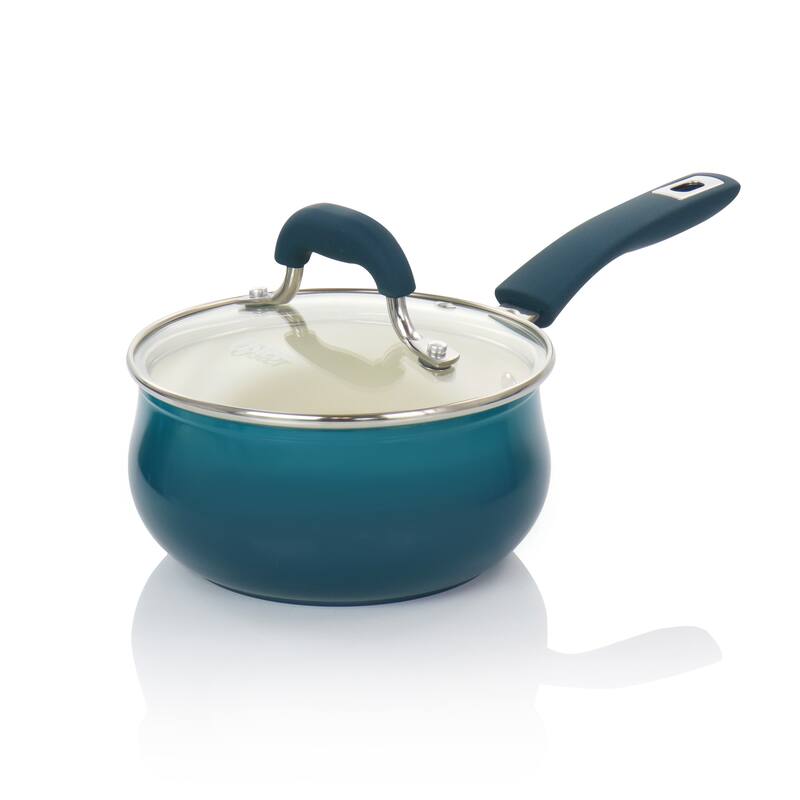 Nonstick Aluminum Cookware 8 Piece Set in Turquoise Bed Bath & Beyond