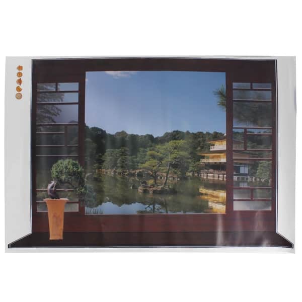 Shop 3d Window Scenery Pattern Pvc Wall Sticker Paper Mural