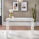Simple Living Shaker Dining Table - White