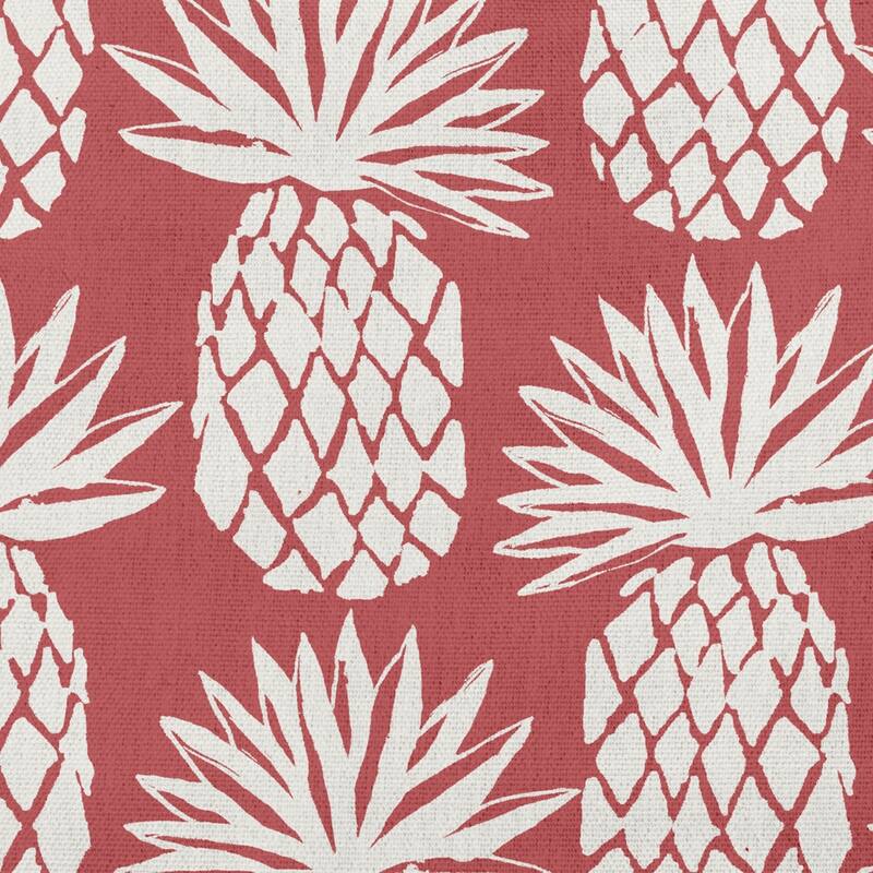Pineapple Pattern Nautical Indoor/Outdoor Throw Pillow