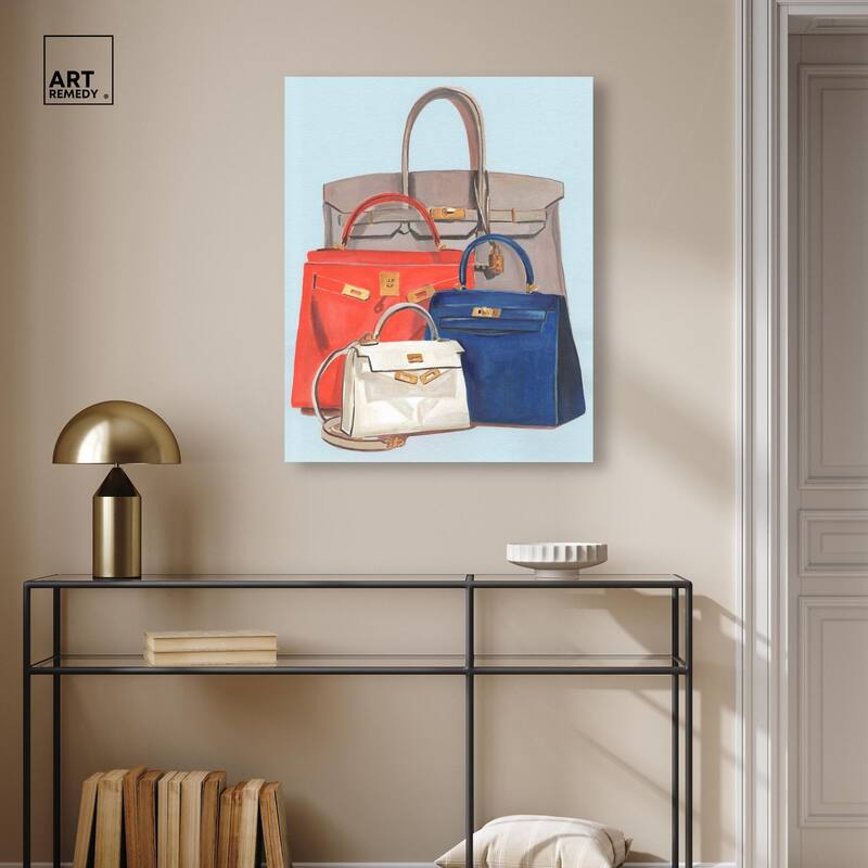 Doll Memories - Colorful Combo Canvas by Art Remedy, Gallery Wrapped