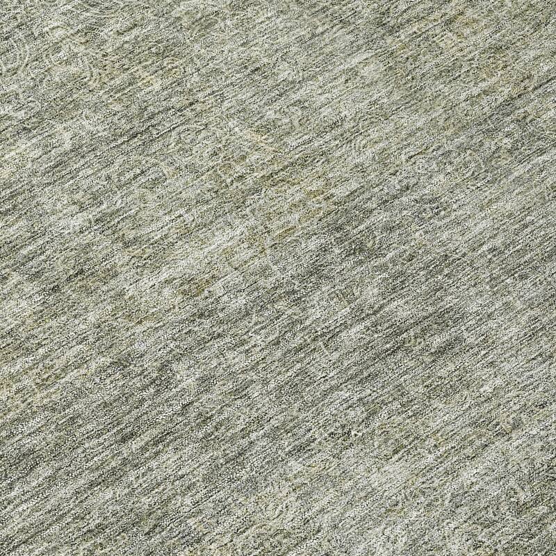 Machine Washable Indoor/ Outdoor Ombre Solid Chantille Rug