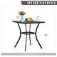 preview thumbnail 16 of 23, MAISON ARTS 3/5-Piece Patio Bar Stool Set of 1 Bar Table & 2/4 Textilene Swivel High Bar Stools