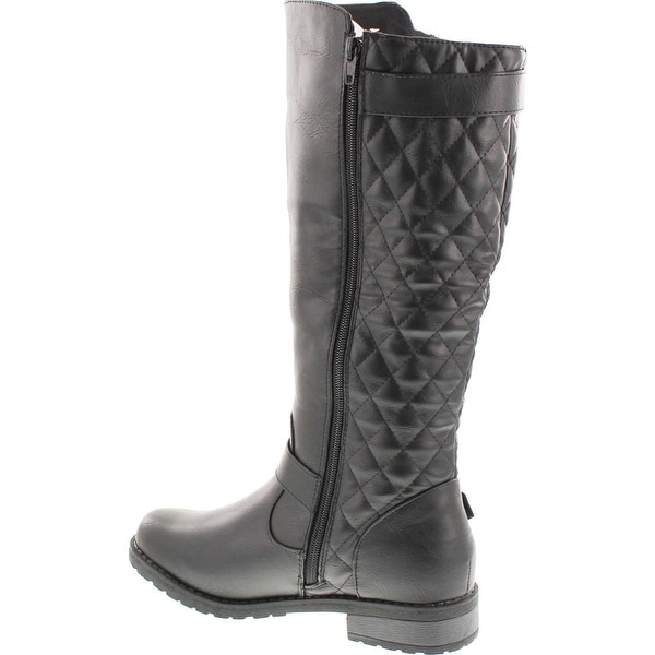 West Blvd Atlanta Quilted Riding Boots 
