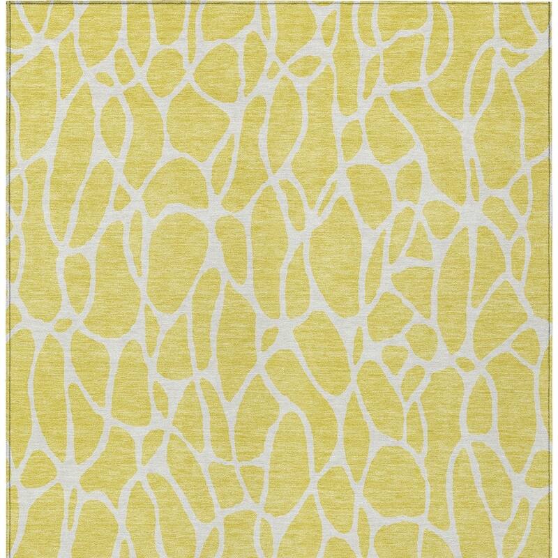 HomeRoots Geometric Transitional Rectangle Outdoor Rug