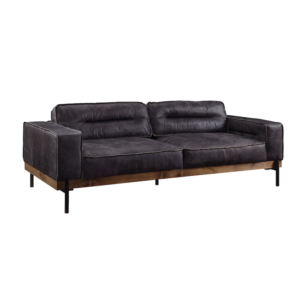 Gomran Antique Ebony Upholstery Sofa