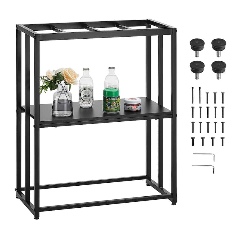 Aquarium Stand Reptile Tank Stand with Storage, Cabinet and Hardware Kit