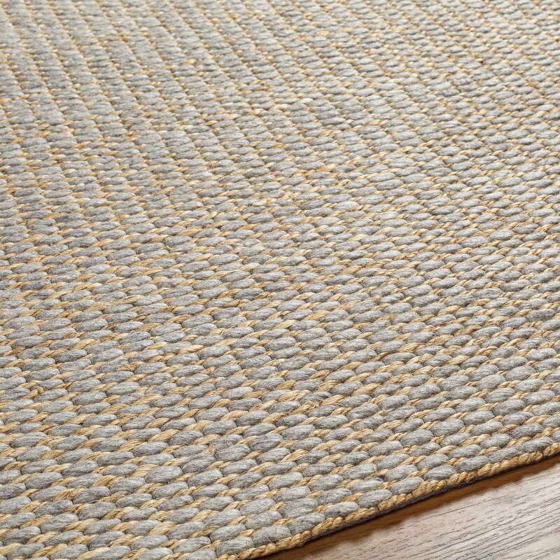 Livabliss Priya Handmade Jute & Wool Blend Area Rug