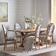 preview thumbnail 6 of 77, Derring 7 Piece Dining Set by Christopher Knight Home Dark Blue Plaid