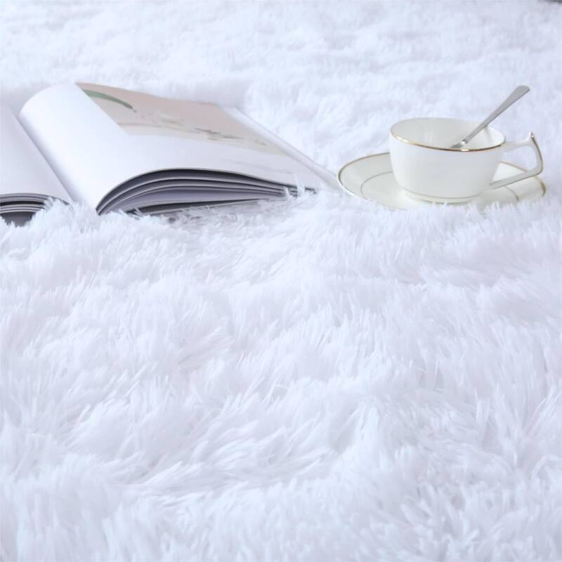 Large Shaggy Home Decor Carpets Fluffy Area Rugs for Living Room Bedroom