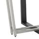 preview thumbnail 10 of 18, Devi 48 inch Glass and Black Steel Round Dining Table