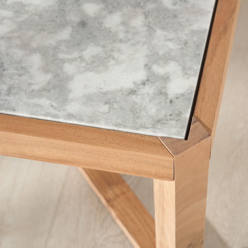 SAFAVIEH COUTURE Bernardi Marble Top Coffee Table - 35"W x 35"D x 35"H