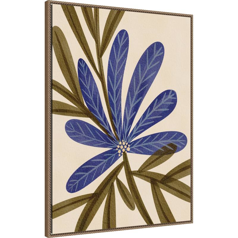 Bold Blossom by Nikita Jariwala Framed Canvas Wall Art Print