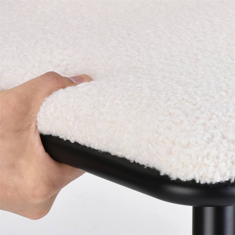 Set of 2 Mid-Century Modern Dining Chairs with Rattan Backrest