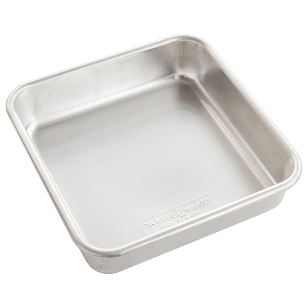 Nordic Ware Prism 13" X 18" HighSided Sheet Cake Pan, Metallic Bed
