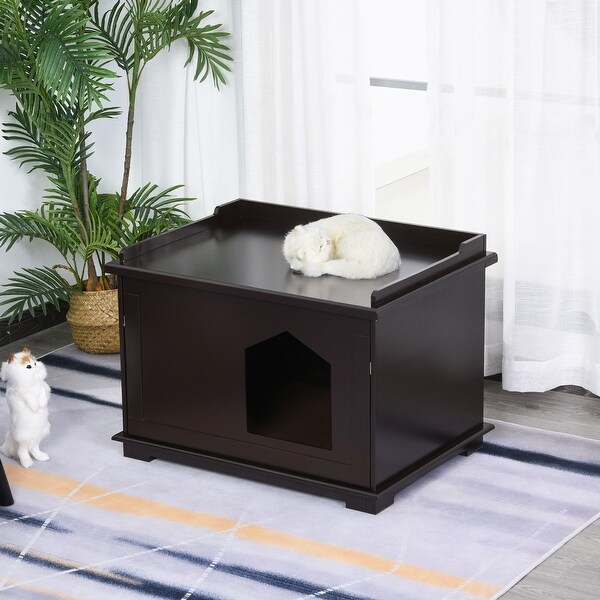 pawhut cat litter box