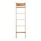 preview thumbnail 7 of 15, Brown Wood 5 Rack Ladder - 20 x 4 x 76