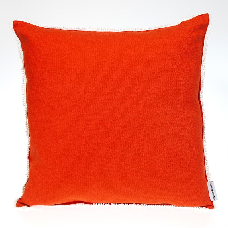 Solid Square Throw Pillow - 16" - Orange