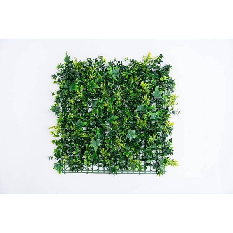 Artificial Grass Wall Backdrop,20"x 20"(12P) Wall Panels for Interior Wall, Garden Wall and Indoor Outdoor Plant Wall Decor - Merope