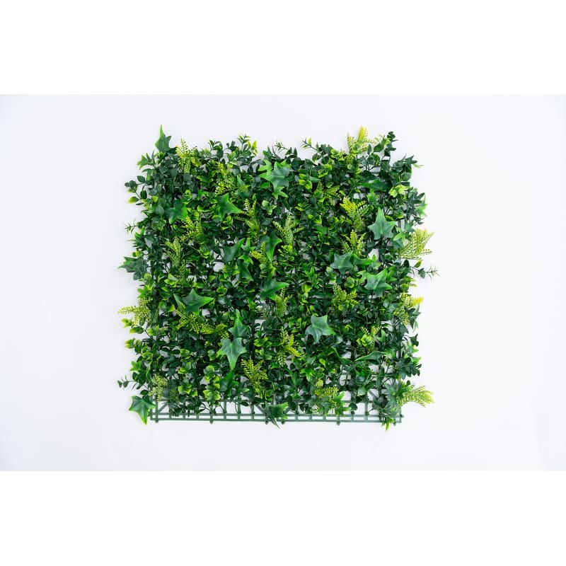 Artificial Grass Wall Backdrop,20"x 20"(12P) Wall Panels for Interior Wall, Garden Wall and Indoor Outdoor Plant Wall Decor