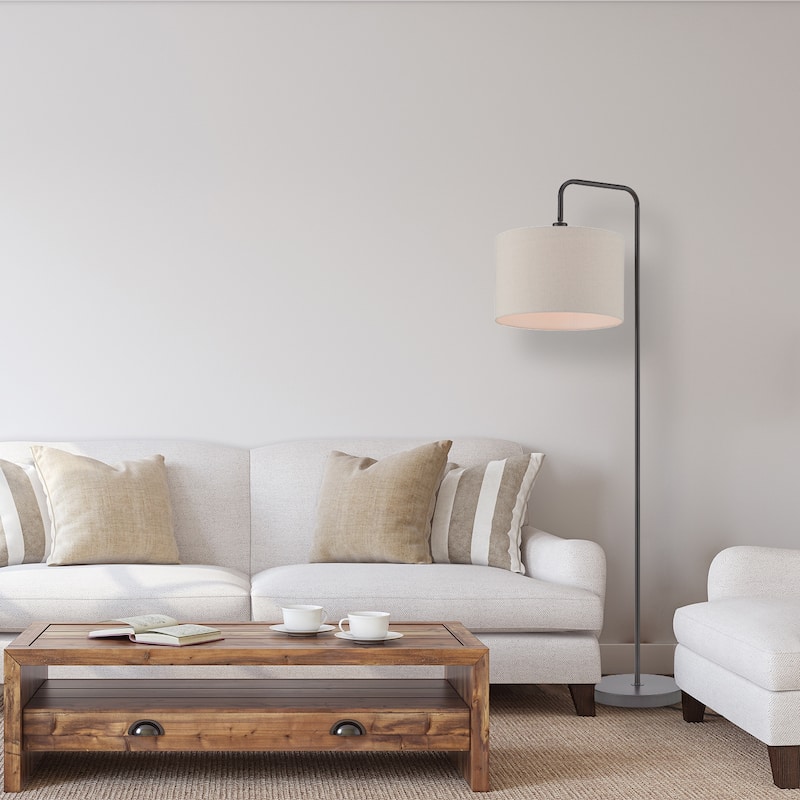 Barden 58" Floor Lamp with Linen Shade