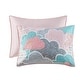 preview thumbnail 8 of 11, Intelligent Design Kids Bliss Pink Reversible Cotton Quilt Set with Throw Pillows