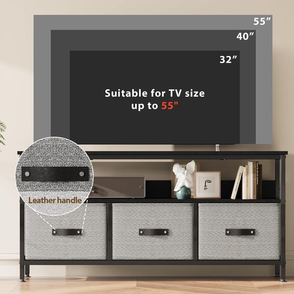 dresser with tv mount Loomie Upgraded 10 Drawer Black Dresser with Charging Station & Led Li main image 0