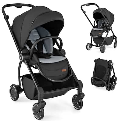 Babyjoy Baby Stroller Foldable Infant Pram Stroller with Reclining - See Details