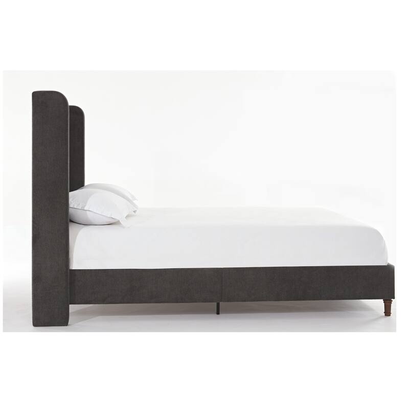 Tall Headboard Upholstered Bed Elegant Simplicity Bedroom Bed