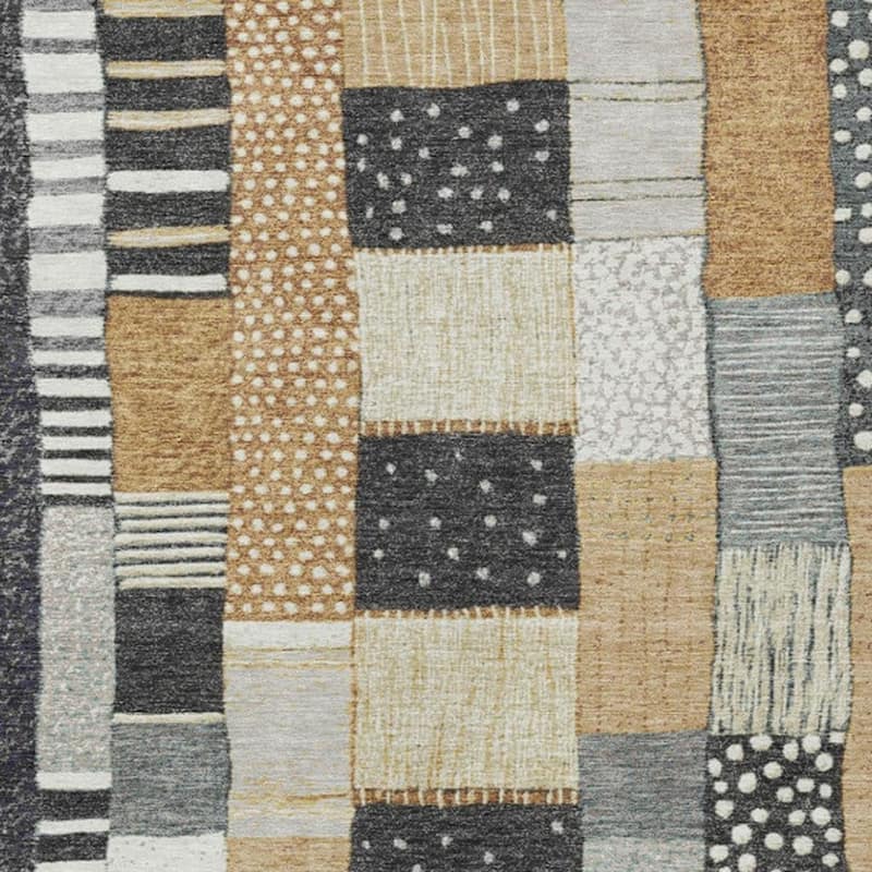 HomeRoots Geometric Transitional Rectangle Outdoor Rug