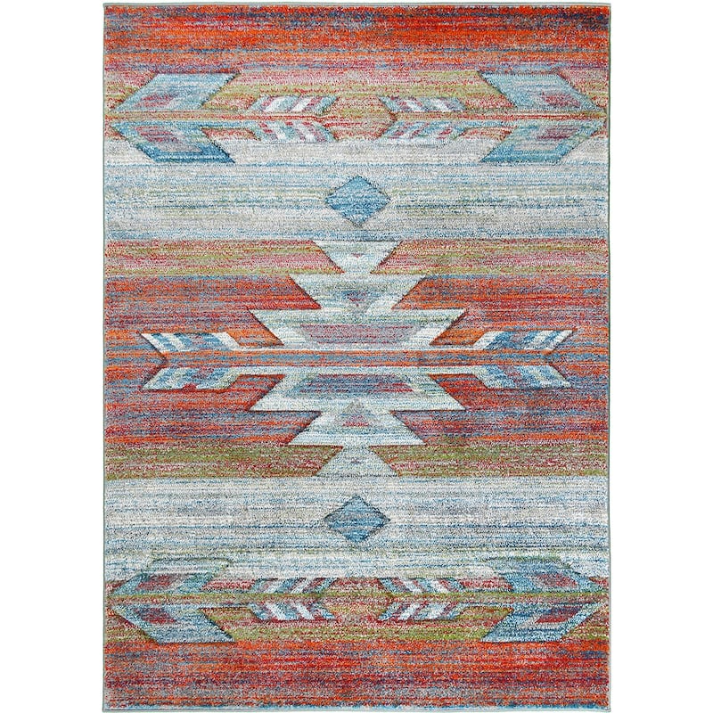 Tacoma Santa Rosa Southwestern Area Rug - 7'10"x9'10" - Multi