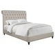 preview thumbnail 14 of 19, Devon Traditional Fabric Upholstered Panel Bed