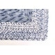preview thumbnail 5 of 7, ECARPETGALLERY Braid weave Sienna Blue Wool Rug - 5'3 x 7'6