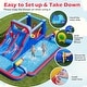preview thumbnail 7 of 8, Costway Giant Inflatable Water Slide Park with Double Slides & 3 Water - Multi-color - See Details