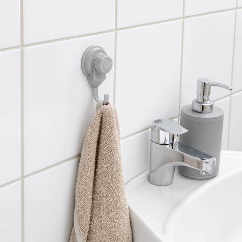 Suction Cup Hooks Shower-Kitchen Walls Organizer Loofah Set of 2