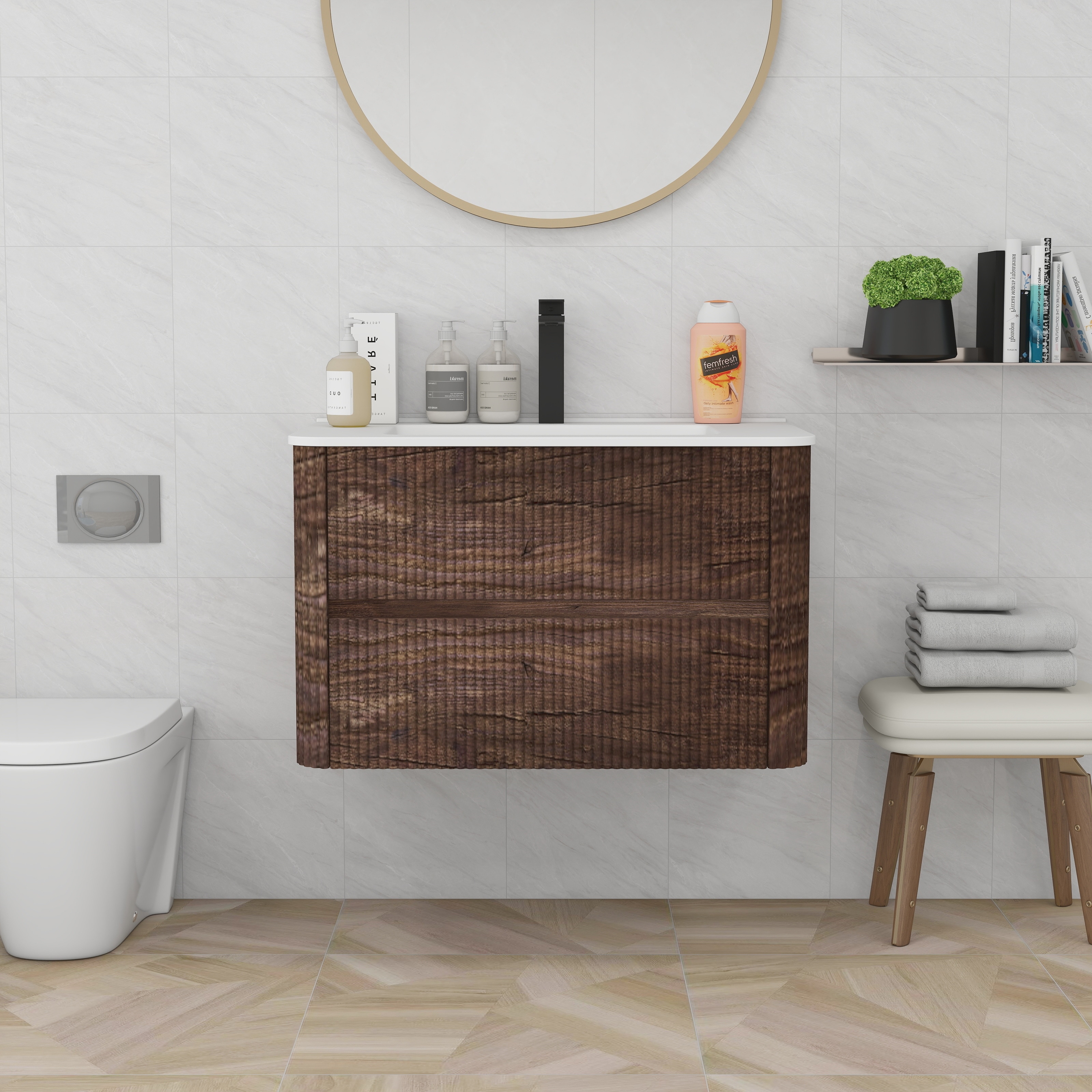 Wall Mounted Bathroom Vanity