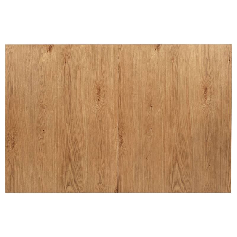 Middleton 76-inch Extension Leaf Dining Table Natural Brown - 76" x 40" x 30"